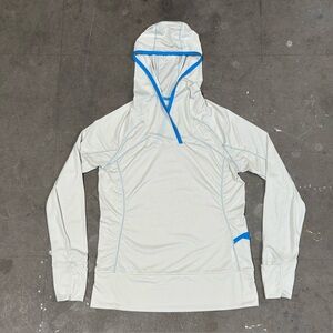 Outdoor Reseach Women's Gray Echo Hoody Lightweight SPF UV Pullover Shirt Small